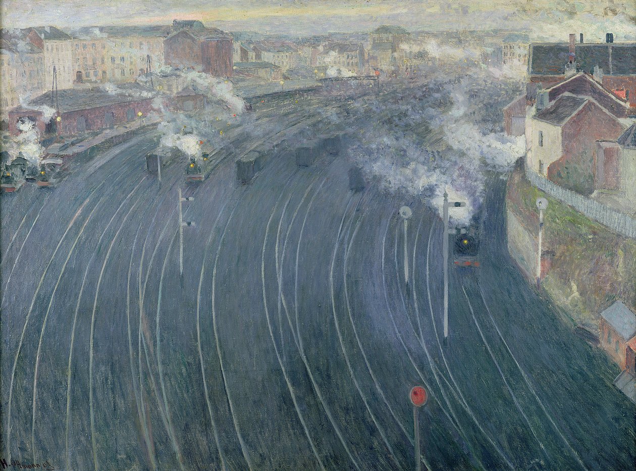 Luxemburgi pályaudvar, Brüsszel, 1903 alkotó: Henri Ottmann