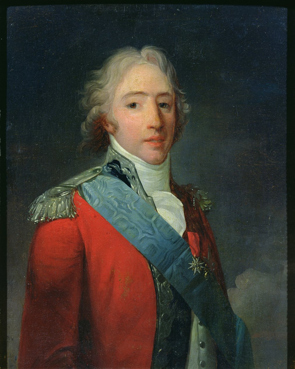 Franciaország Károly (1757-1836), Artois grófjának, X. Károly leendő francia és navarrai királyának portréja alkotó: Henri Pierre Danloux