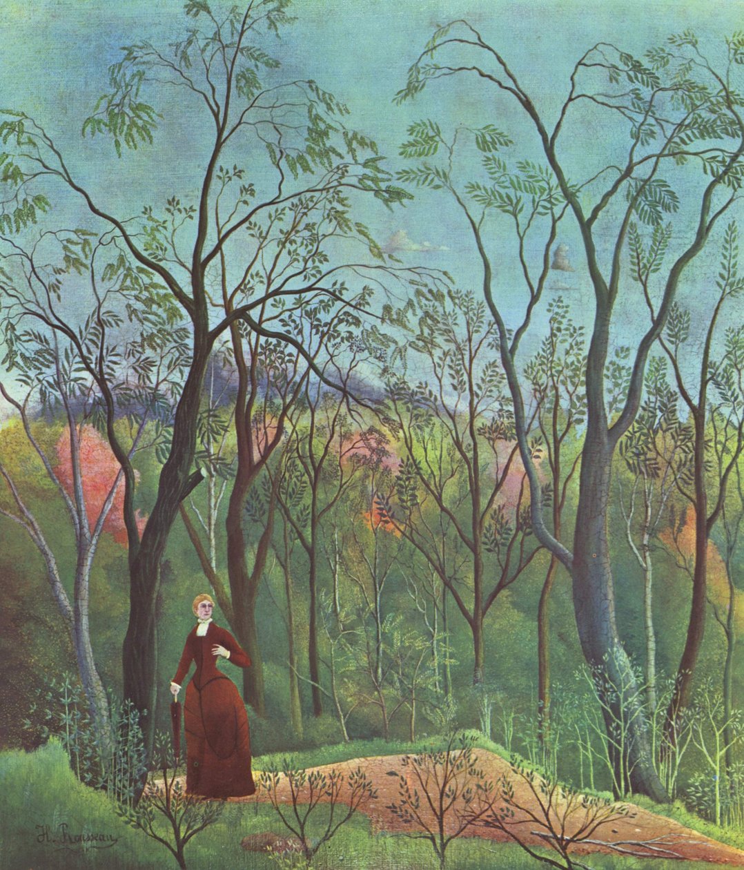 Az erdő szélén alkotó: Henri Rousseau