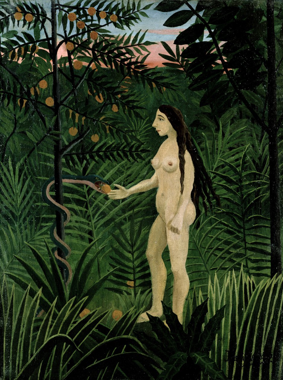Éva, 1906-2007 körül alkotó: Henri Rousseau