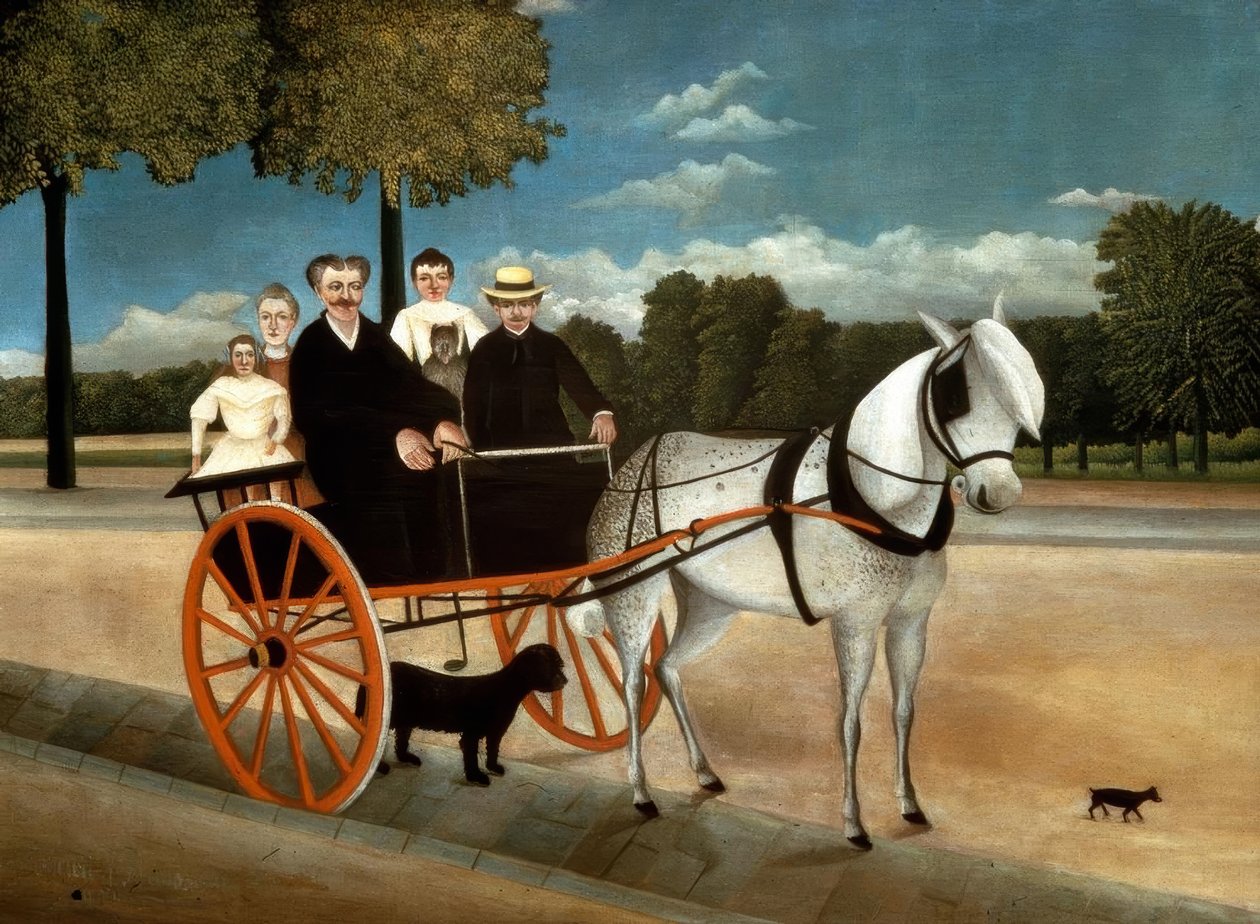 Juniet atya szekere alkotó: Henri Rousseau
