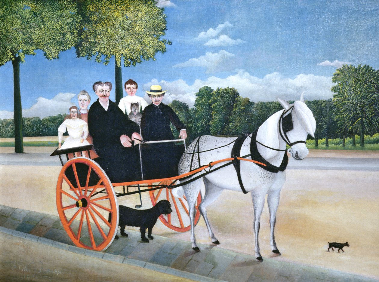 Az öreg Junier csapdája, 1908 alkotó: Henri Rousseau
