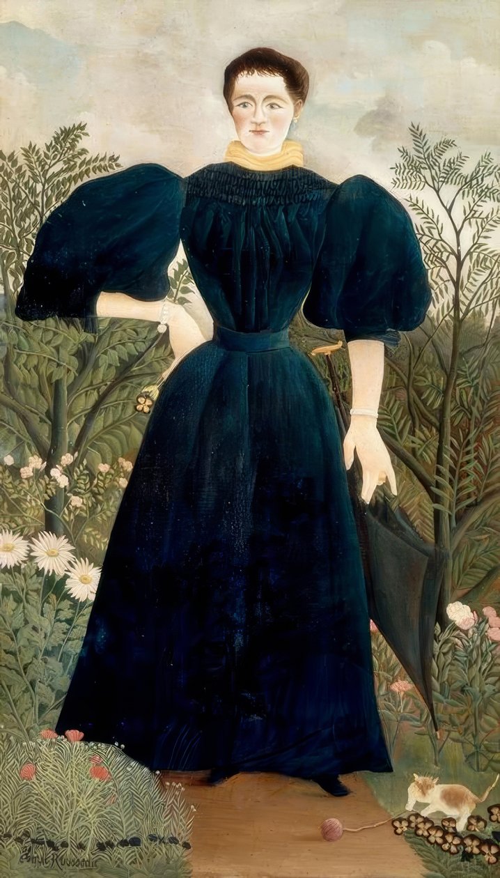 Egy nő portréja alkotó: Henri Rousseau