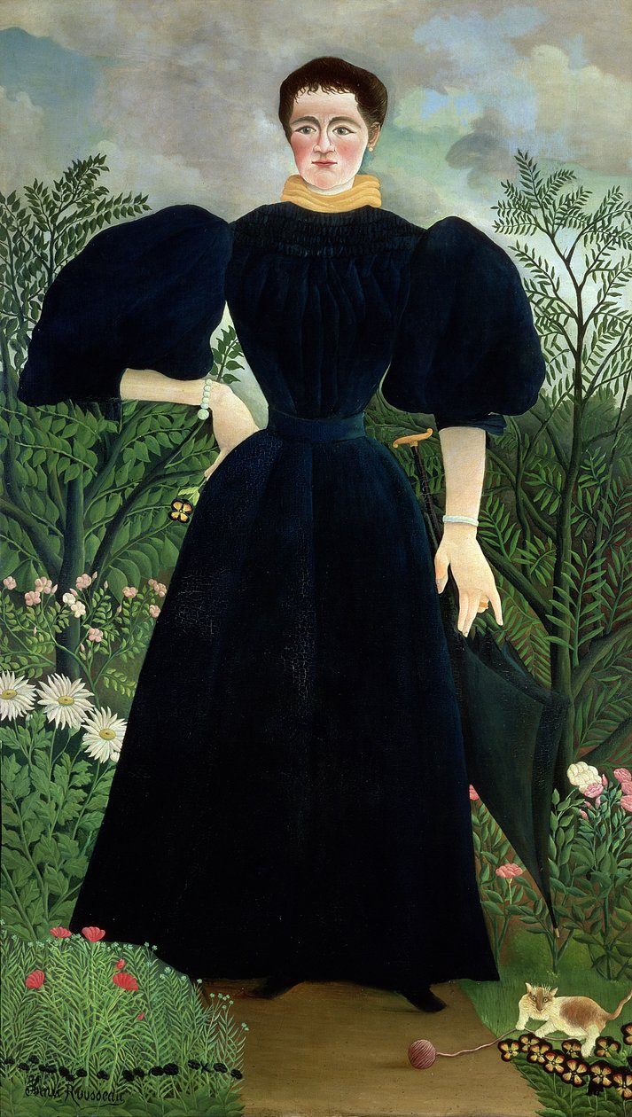 Női portré, 1895-97 körül alkotó: Henri Rousseau