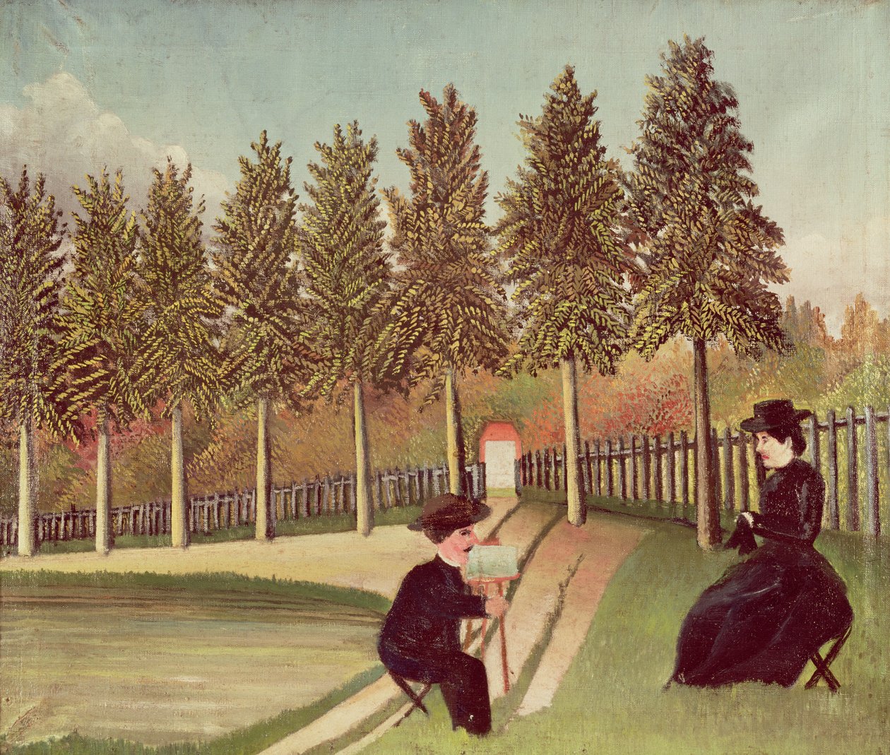 A feleségét festő művész, 1900-05 alkotó: Henri Rousseau