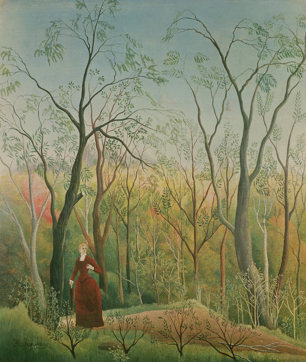 Séta az erdőben, 1886-90 alkotó: Henri Rousseau