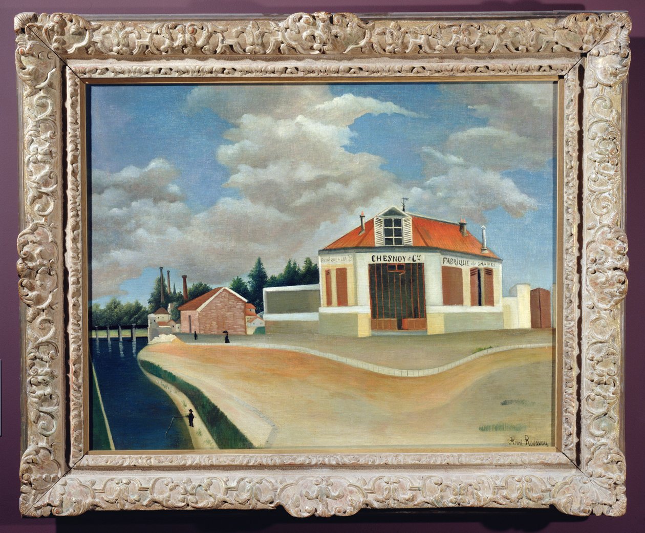 A székgyár Alfortville-ben, 1897 körül (lásd még: 869820) alkotó: Henri Rousseau