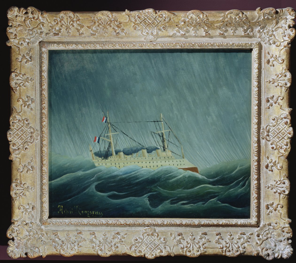 A viharverte hajó, 1899 körül (lásd még: 19141) alkotó: Henri Rousseau