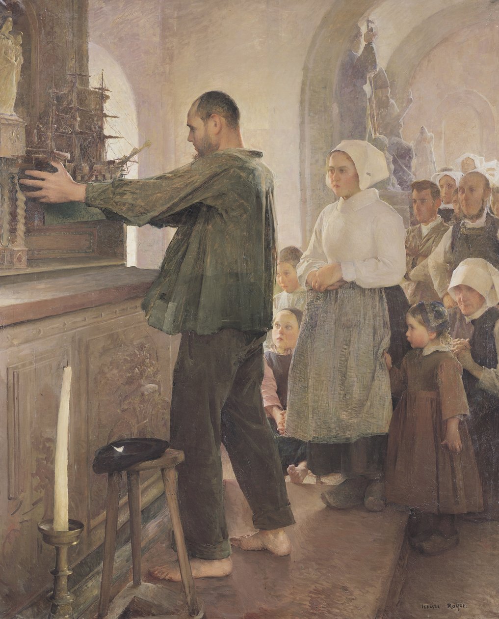 Az Ex Voto, 1898 alkotó: Henri Royer