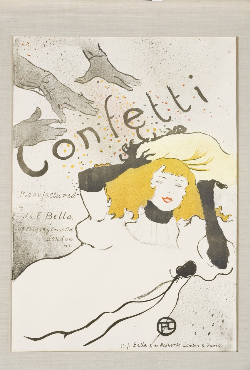 Konfetti, 1894 alkotó: Henri de Toulouse Lautrec