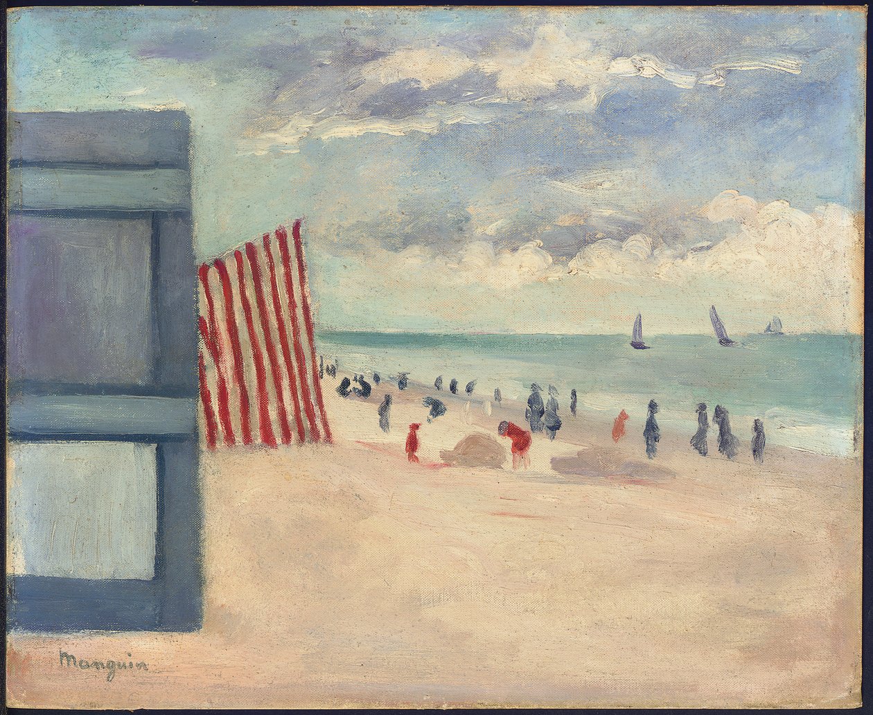 Touquet tengerpartja alkotó: Henri Charles Manguin