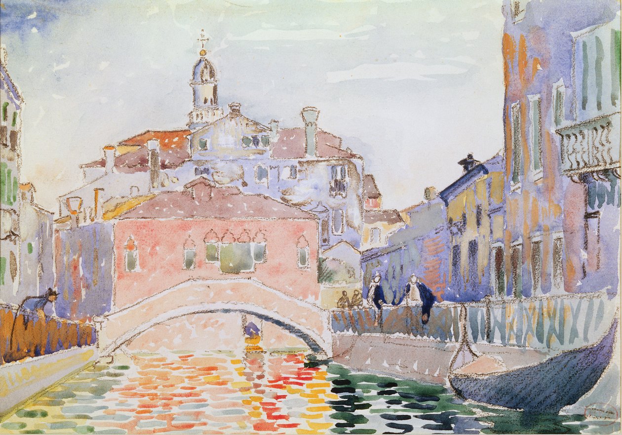 Csatorna Velencében alkotó: Henri Edmond Cross