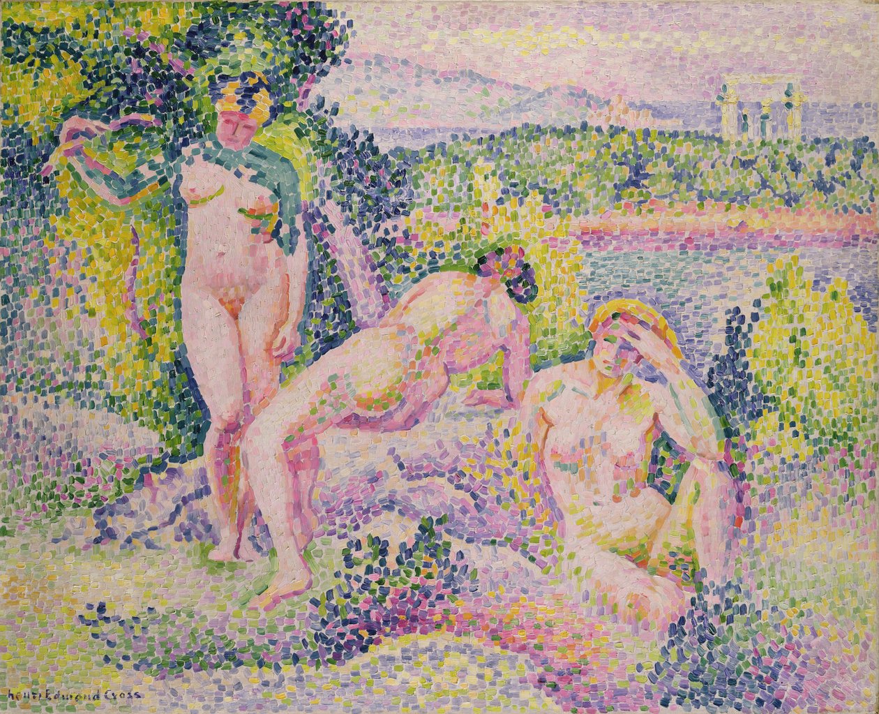 Három akt alkotó: Henri Edmond Cross