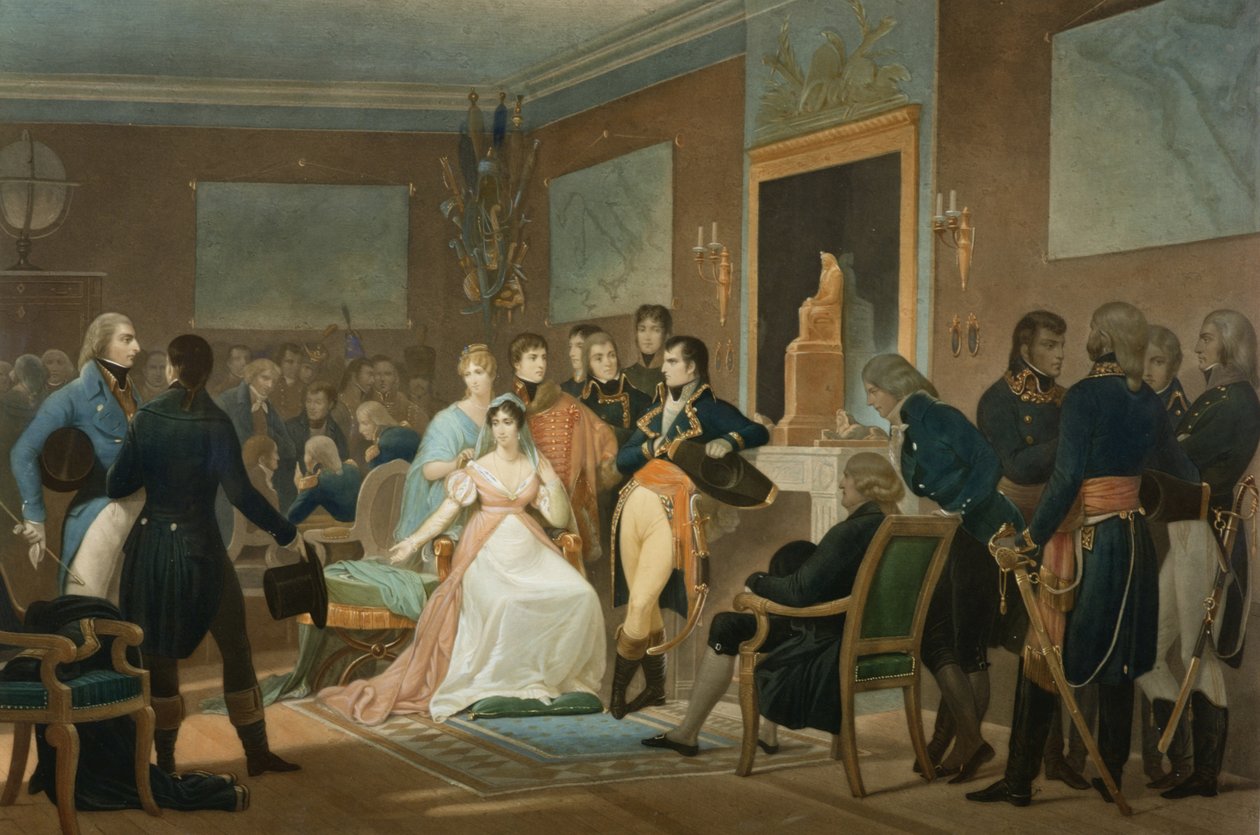 18. Brumaire reggele (november 9.) 1799, vésette: Jean Pierre Marie Jazet (1788-1871) 1851 (akvatinta) alkotó: Henri Frederic Schopin