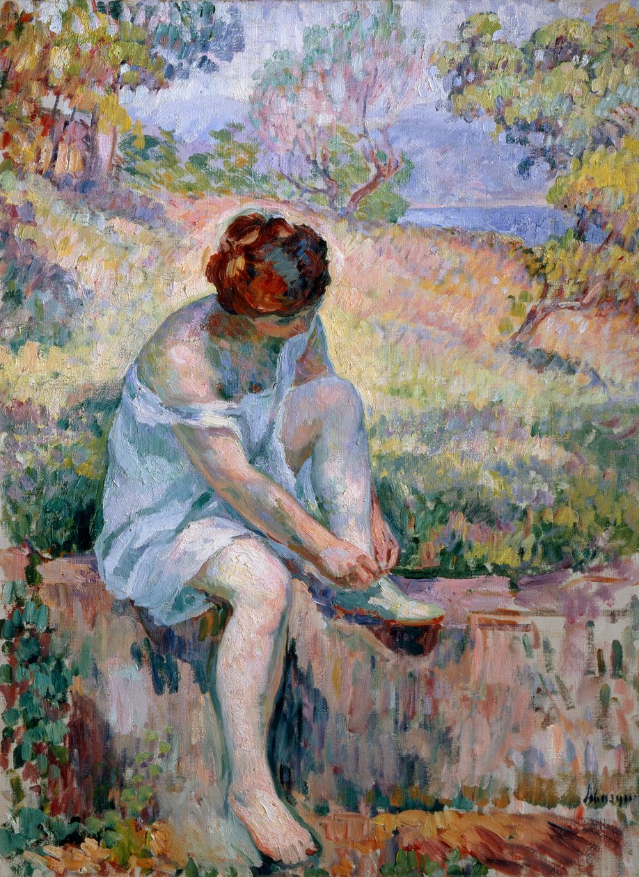 "Fürdés előtt", 1906-1907. alkotó: Henri Lebasque