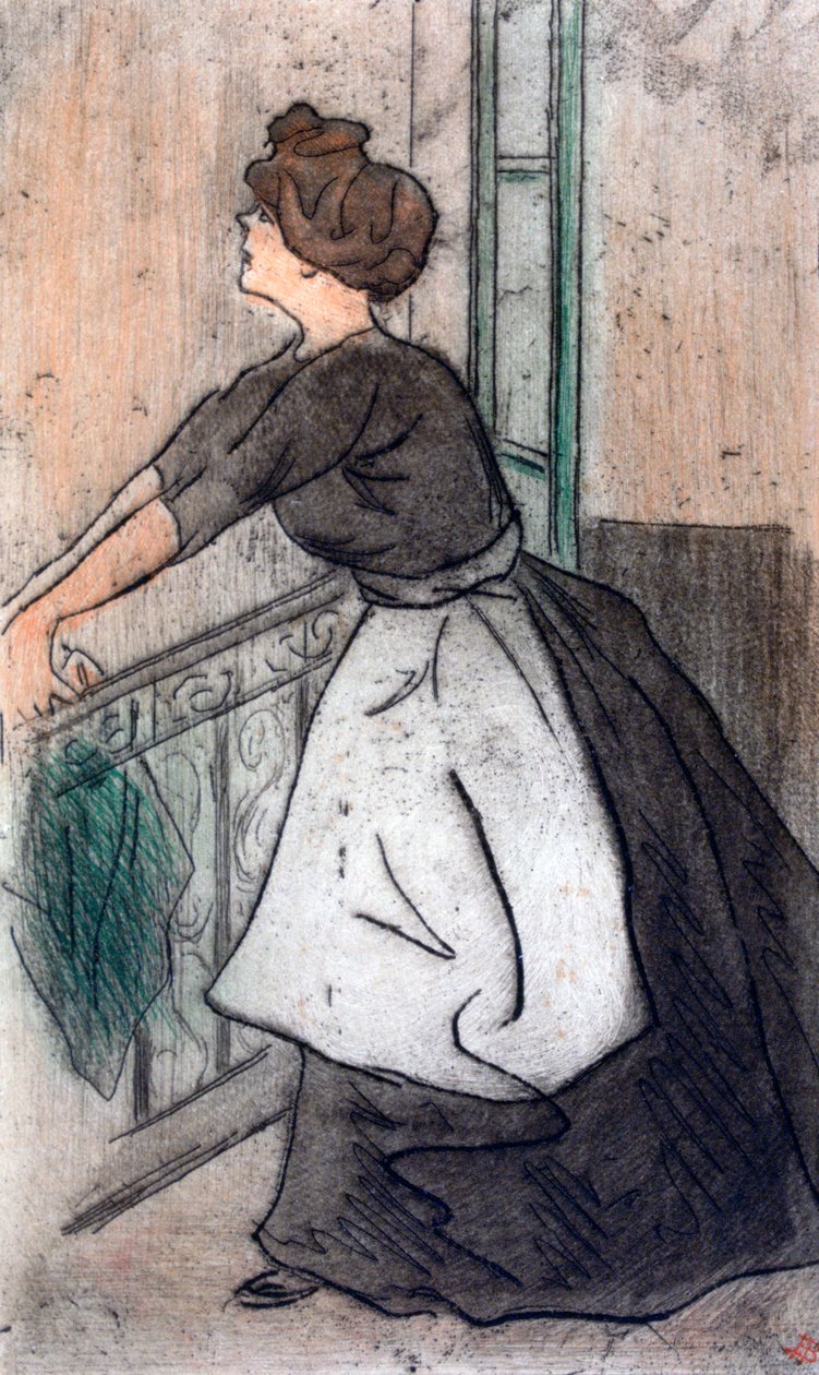 Kamaralány, c1871-1919 alkotó: Henri Boutet