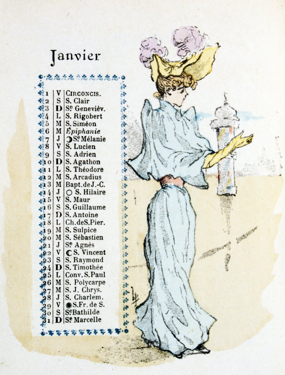 január alkotó: Henri Boutet