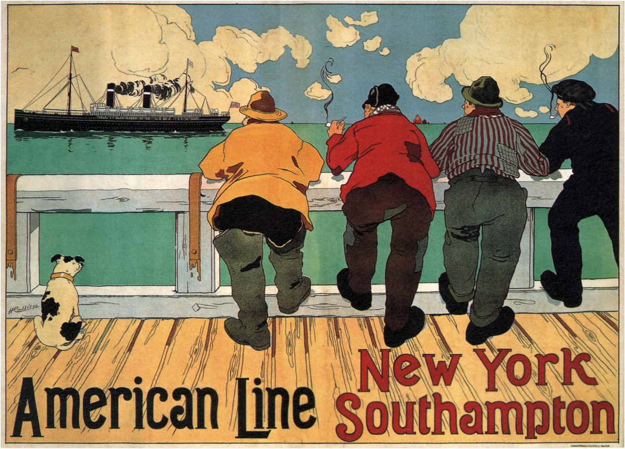 American Line, 1900 alkotó: Henri Cassiers