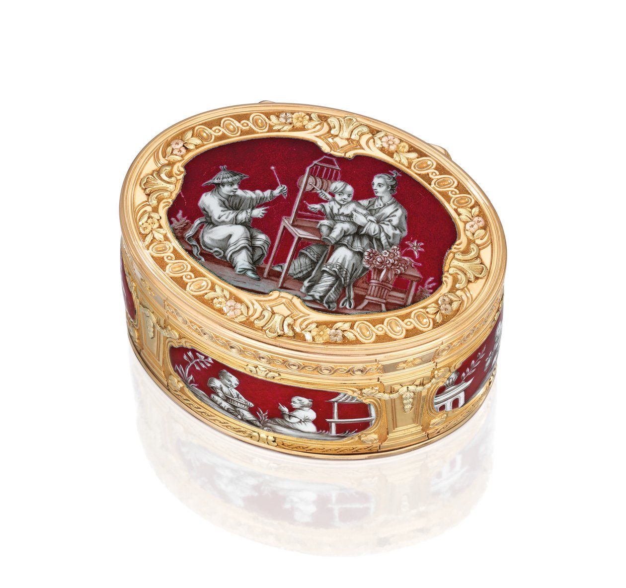 Egy XV. Lajos variábilis tubákos doboz, 1761/62 alkotó: Henri Delobel