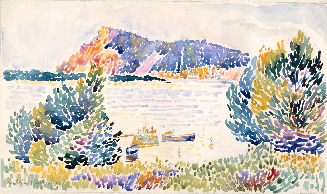 Fekete sapka, 1909. alkotó: Henri Edmond Cross