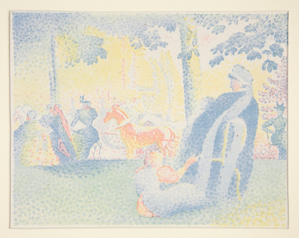 Champs-Élysées alkotó: Henri Edmond Cross