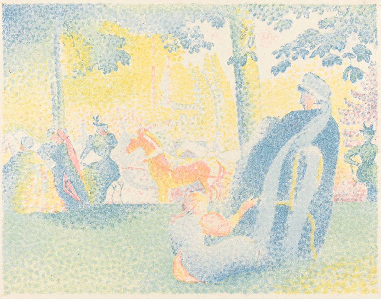 A parkban alkotó: Henri Edmond Cross