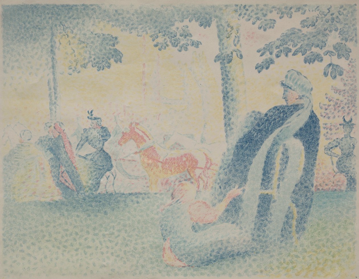 A parkban alkotó: Henri Edmond Cross