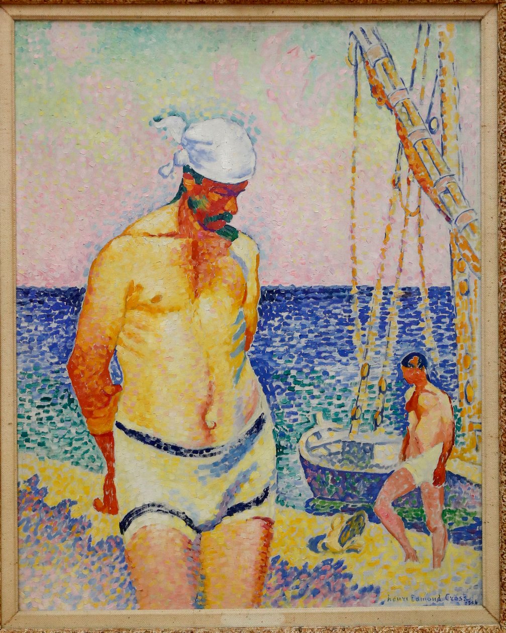 Lesteur, 1908 alkotó: Henri Edmond Cross