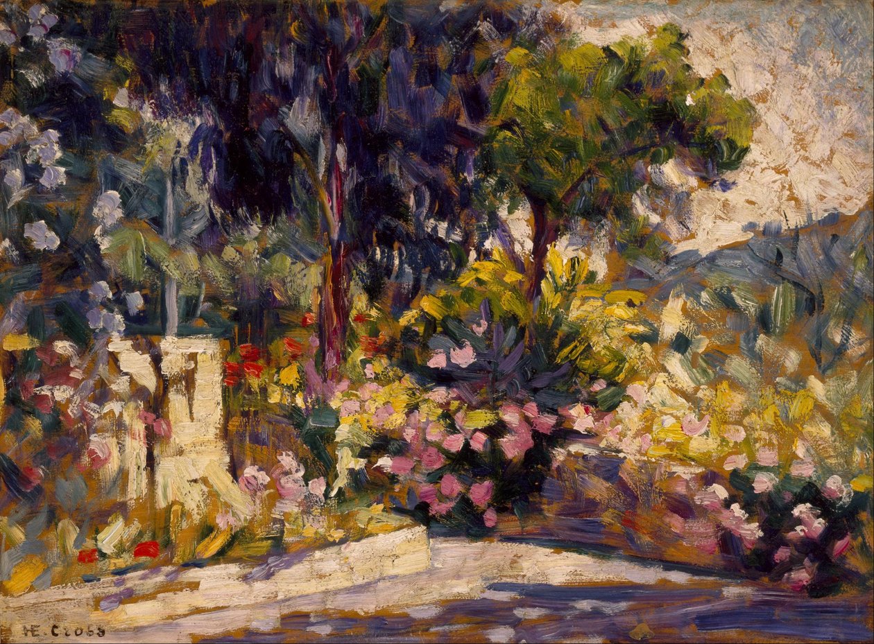 A virágos terasz alkotó: Henri Edmond Cross