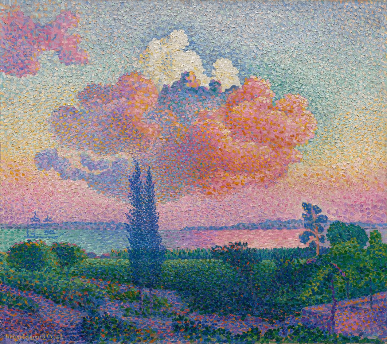 A Rózsaszín Felhő alkotó: Henri Edmond Cross