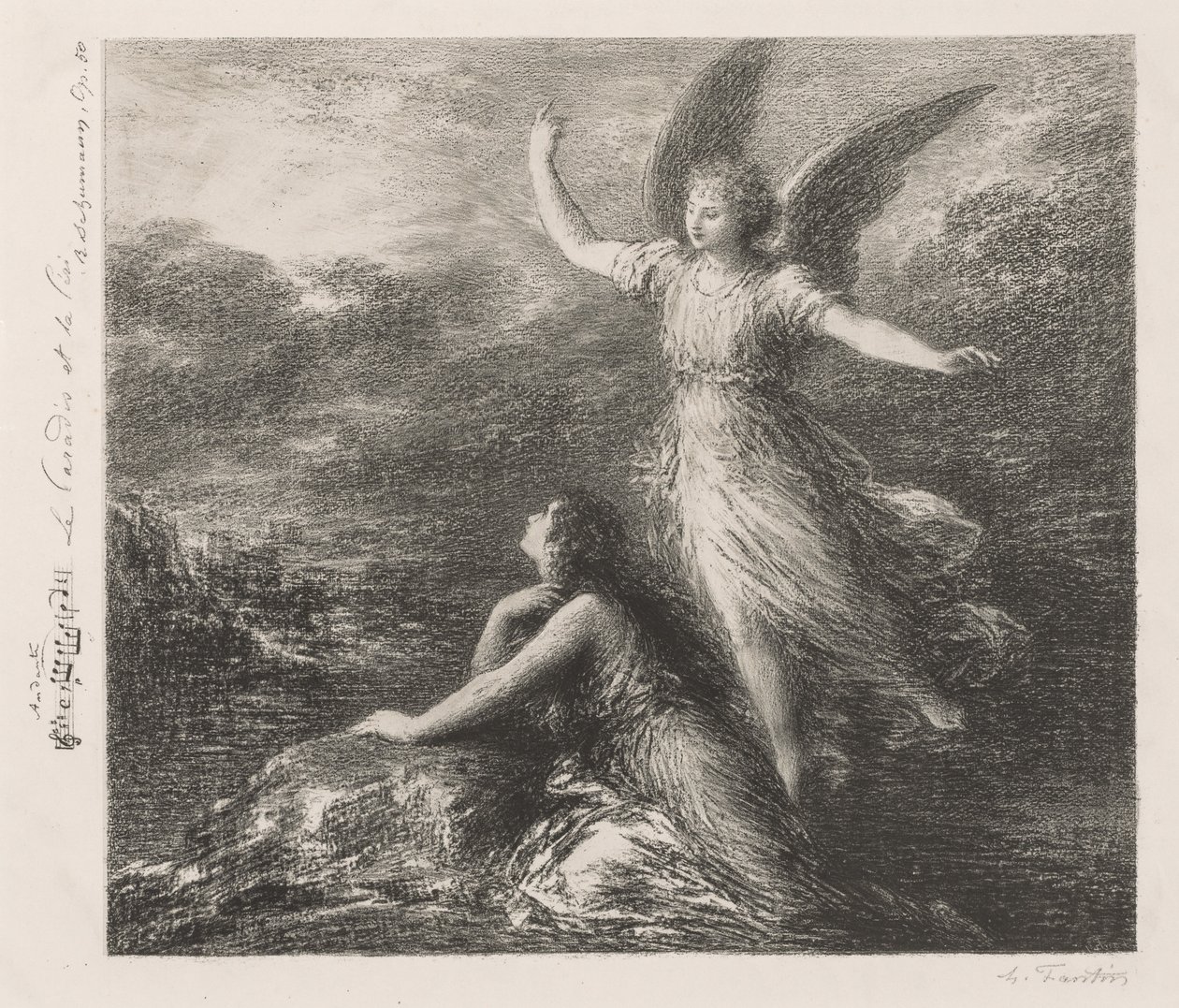 Paradicsom és a Peri alkotó: Henri Fantin Latour