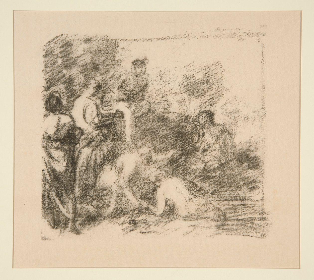 Fürdőzők alkotó: Ignace Henri Jean Fantin Latour