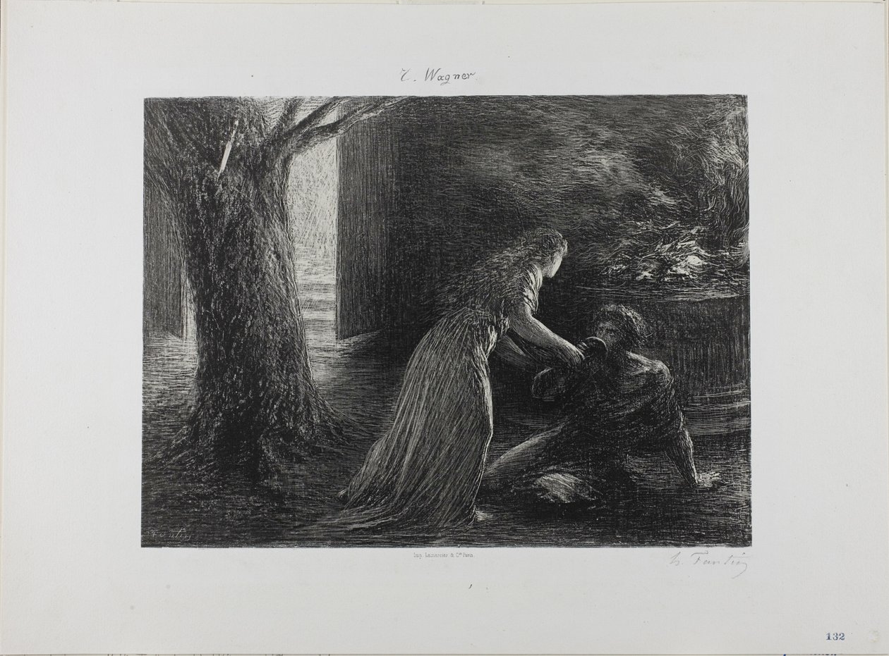 A Valkűr debütálása alkotó: Ignace Henri Jean Fantin Latour