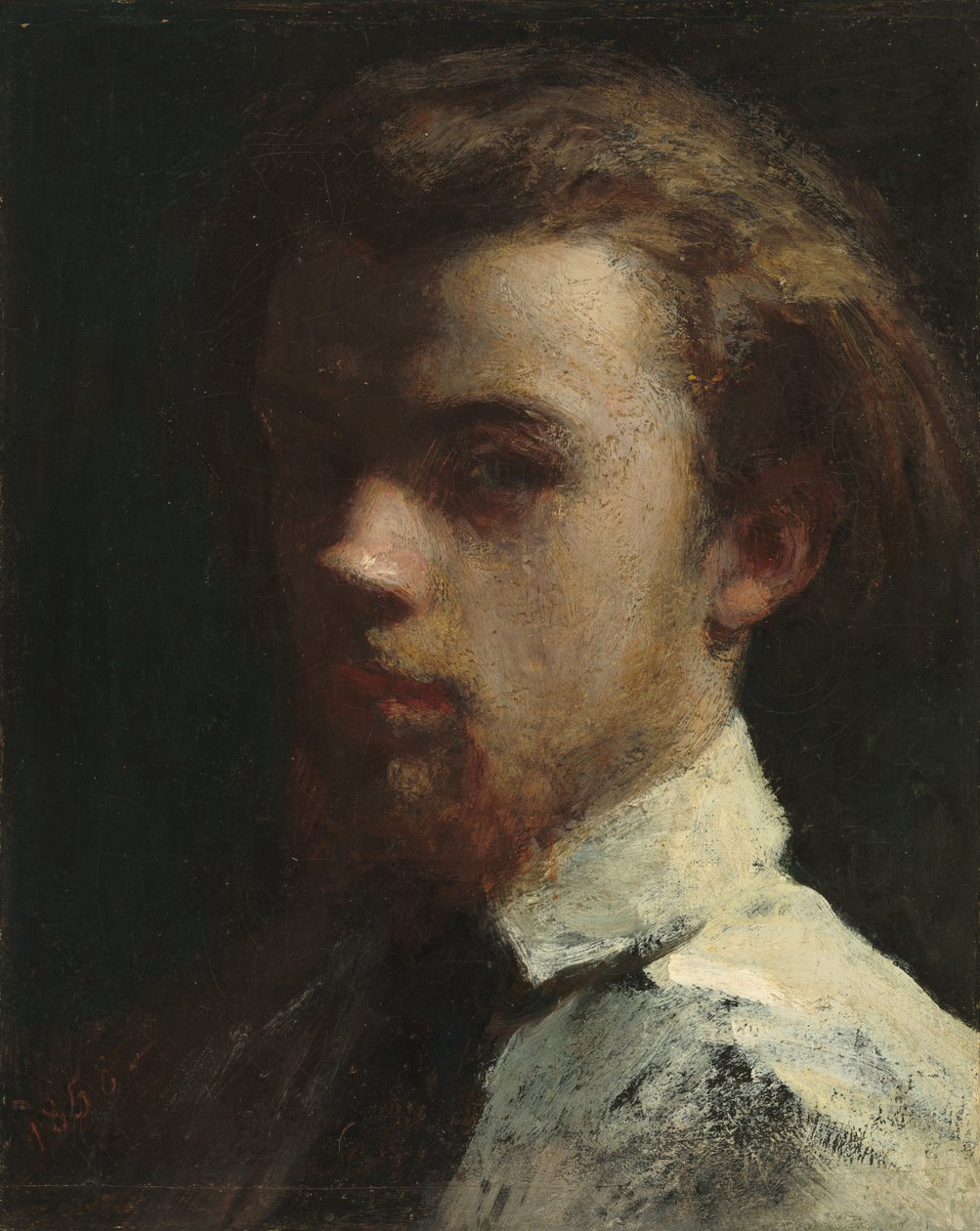 Önarckép, 1858. alkotó: Ignace Henri Jean Fantin Latour
