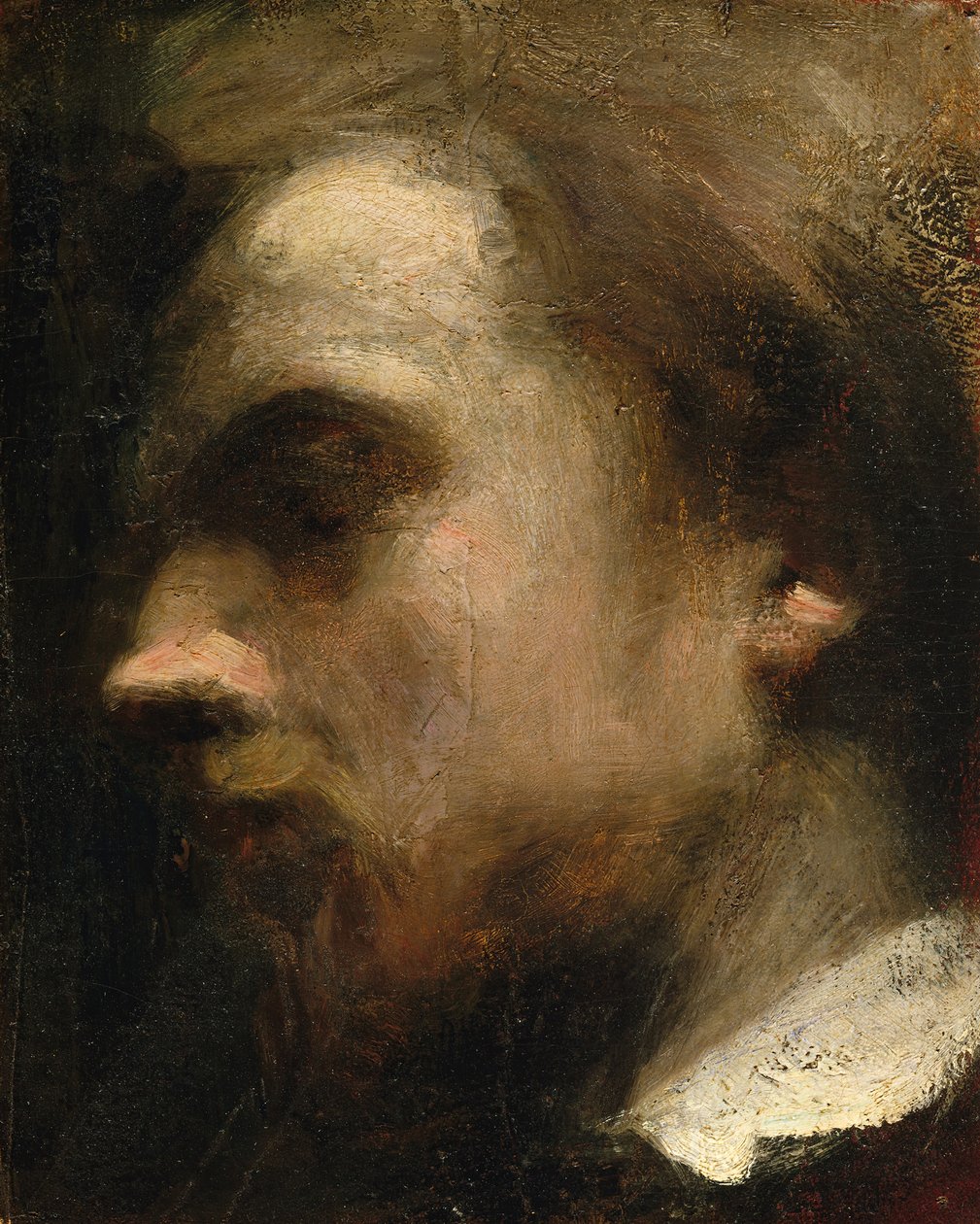 Önarckép, kb. 1858. alkotó: Ignace Henri Jean Fantin Latour