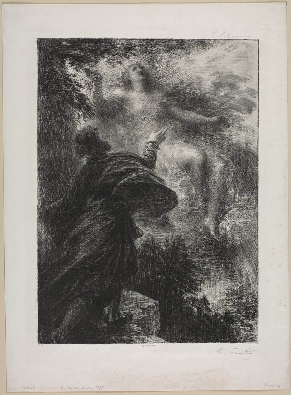 Az Alpok tündére alkotó: Ignace Henri Jean Fantin Latour