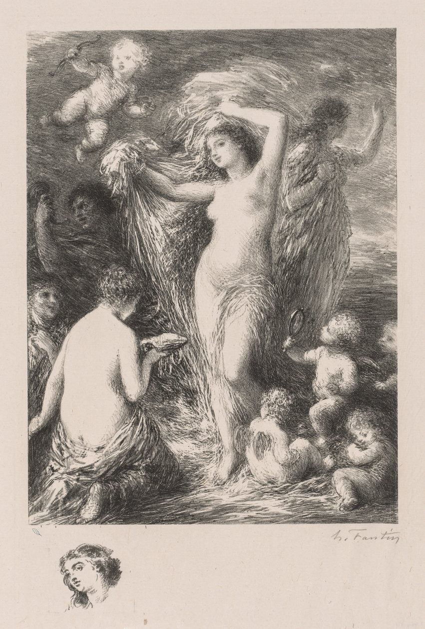 Vénusz Anadyomene alkotó: Ignace Henri Jean Fantin Latour