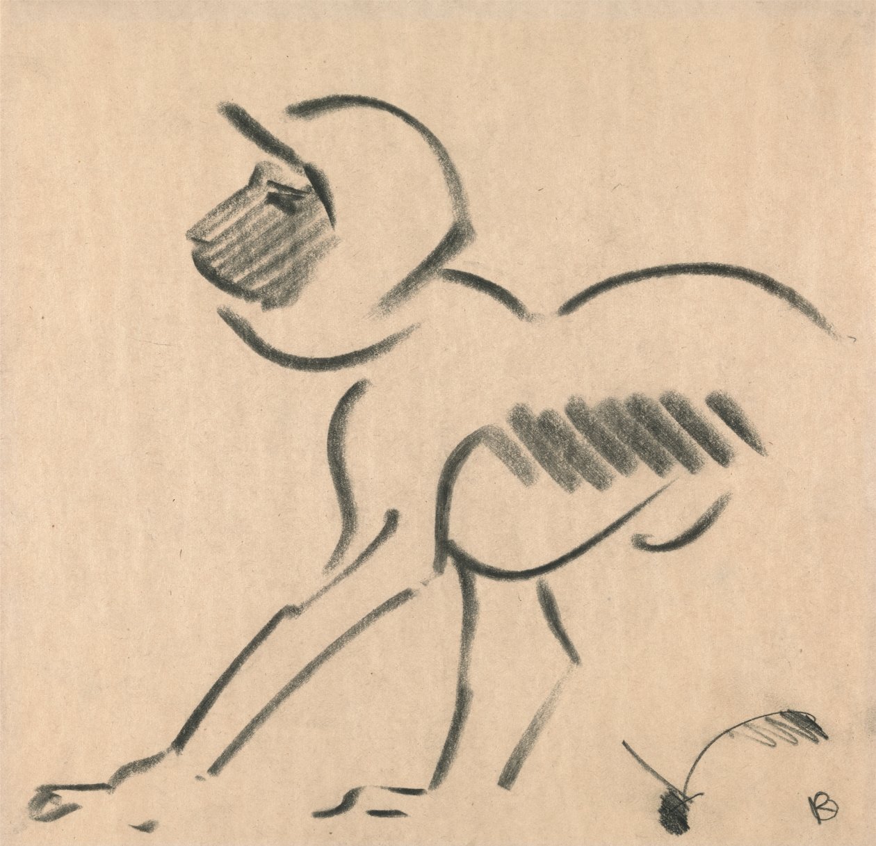 Guggoló majom alkotó: Henri Gaudier Brzeska