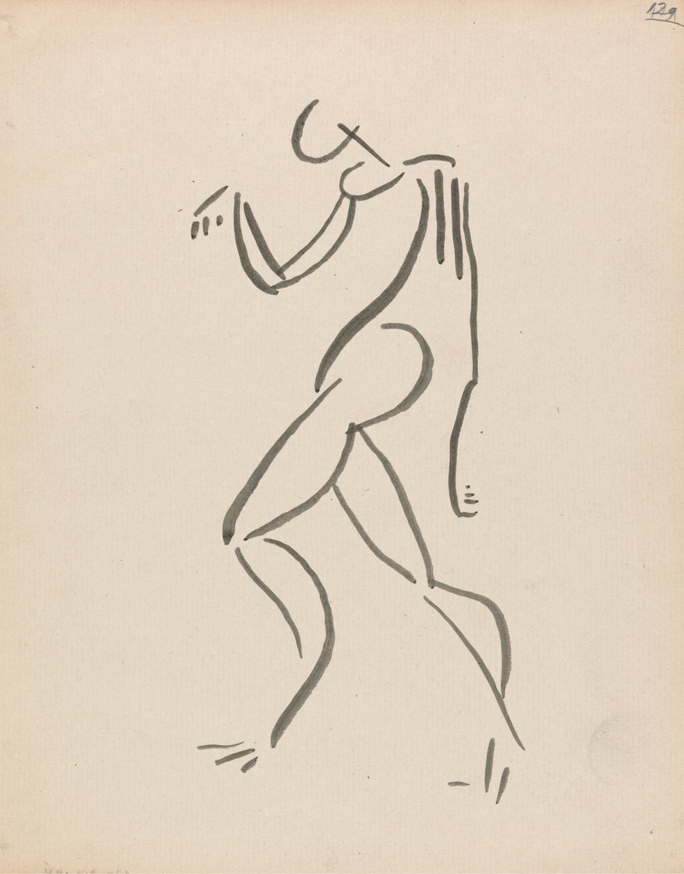 Táncoló figura alkotó: Henri Gaudier Brzeska