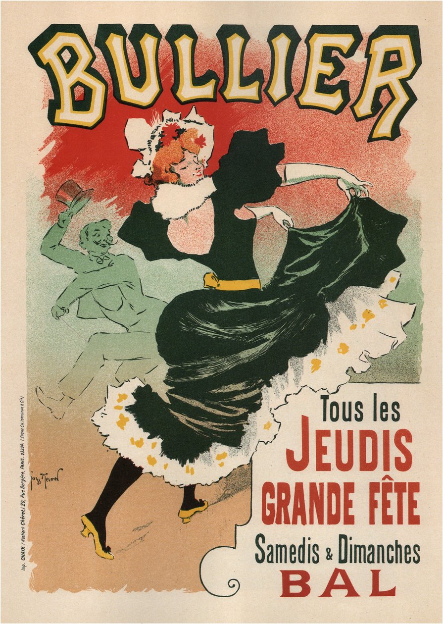 Bullier, 1894 alkotó: Henri Georges Meunier
