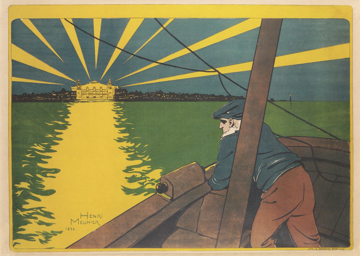 Blankenberge Kaszinó, 1896. alkotó: Henri Georges Meunier