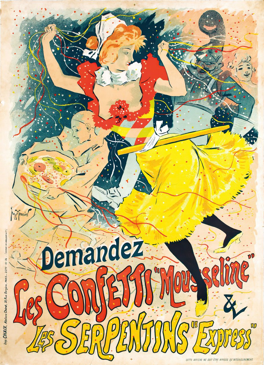 A konfetti, 1894. alkotó: Henri Georges Meunier