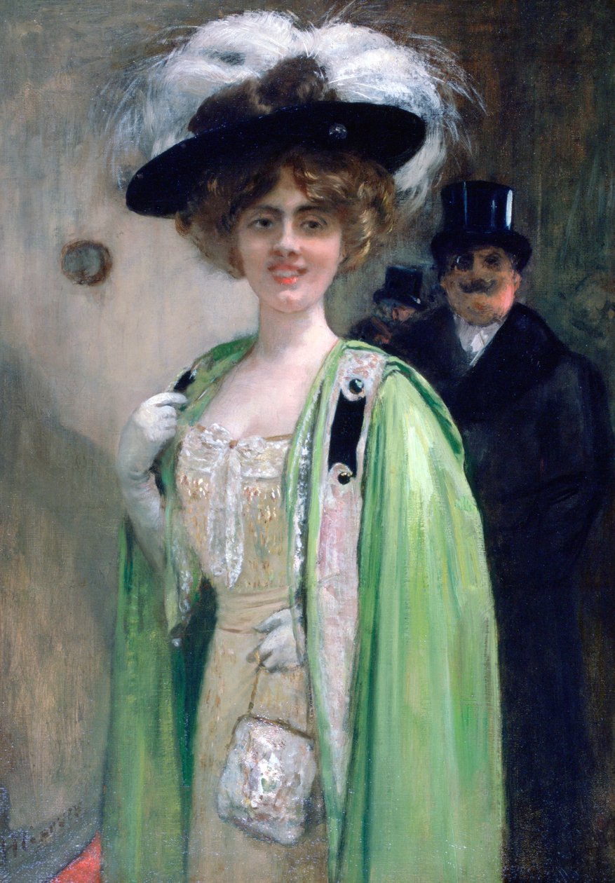 Egy rendezvényre érkező pár, 1872-1929 alkotó: Henri Gervex
