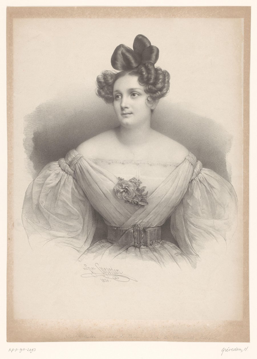 Portret van Madame Nolté alkotó: Henri Grevedon