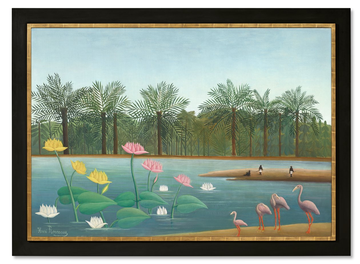 Flamingók alkotó: Henri J.F. (1844 1910) Rousseau