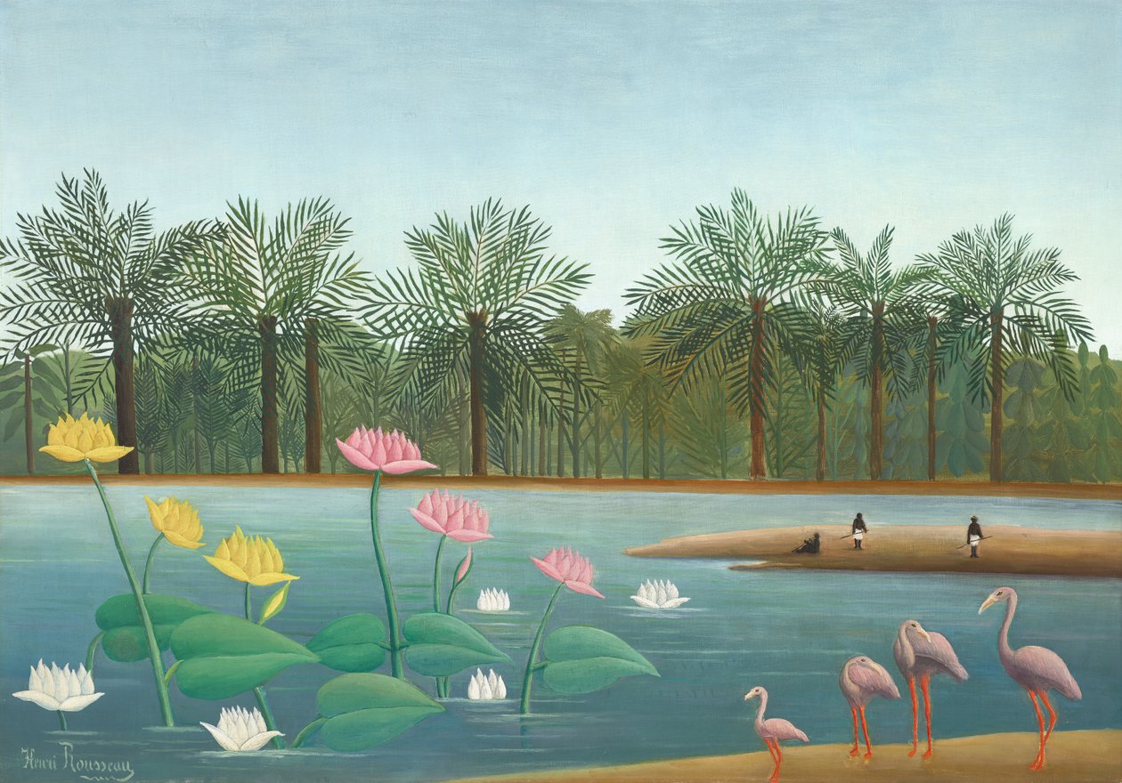 Flamingók alkotó: Henri J.F. (1844 1910) Rousseau
