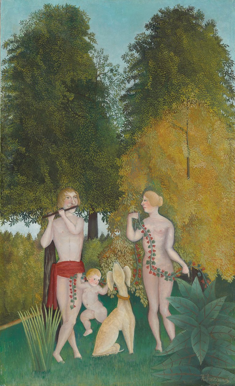 Boldog kvartett; Boldog négyes, 1902 alkotó: Henri J.F. Rousseau