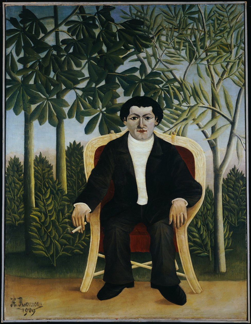 Joseph Brummer portréja, 1909 alkotó: Henri J.F. Rousseau