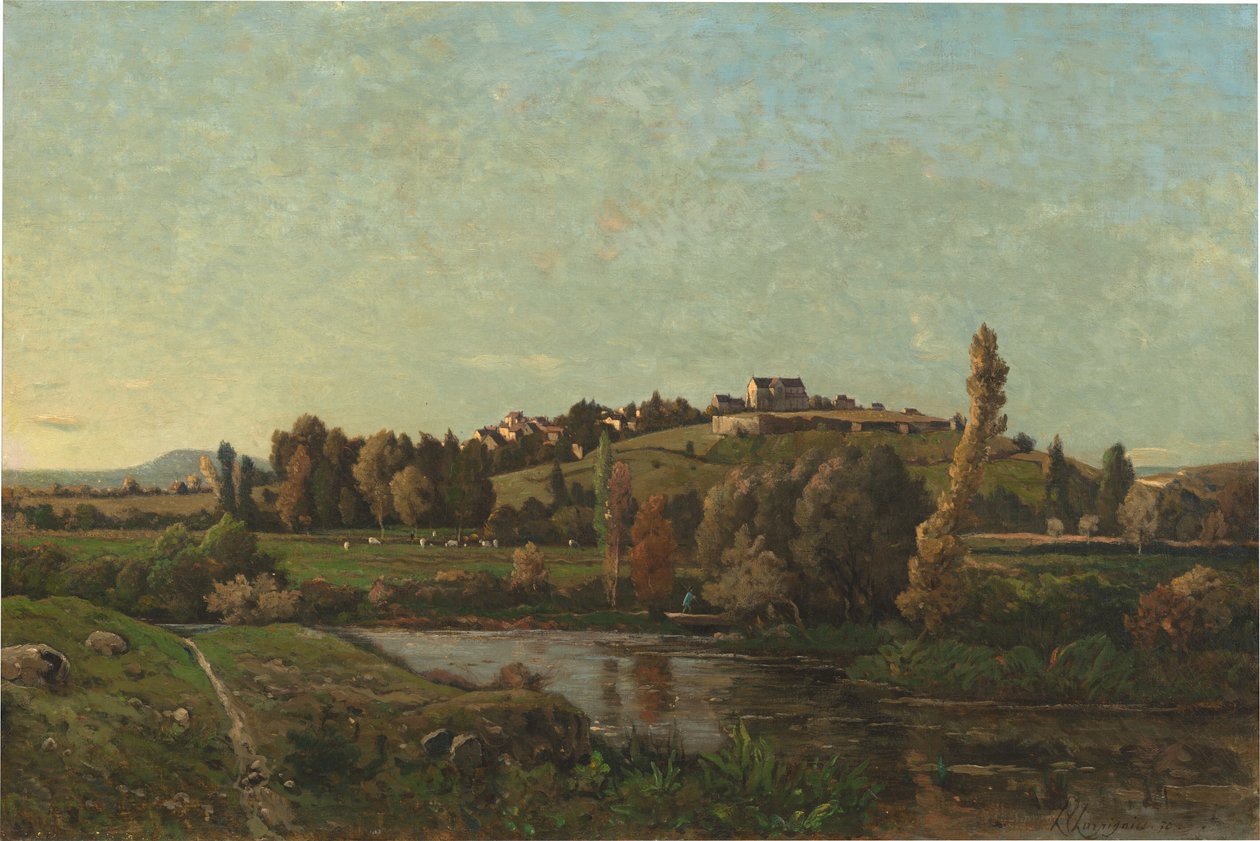 Auvergne-i táj alkotó: Henri Joseph Harpignies
