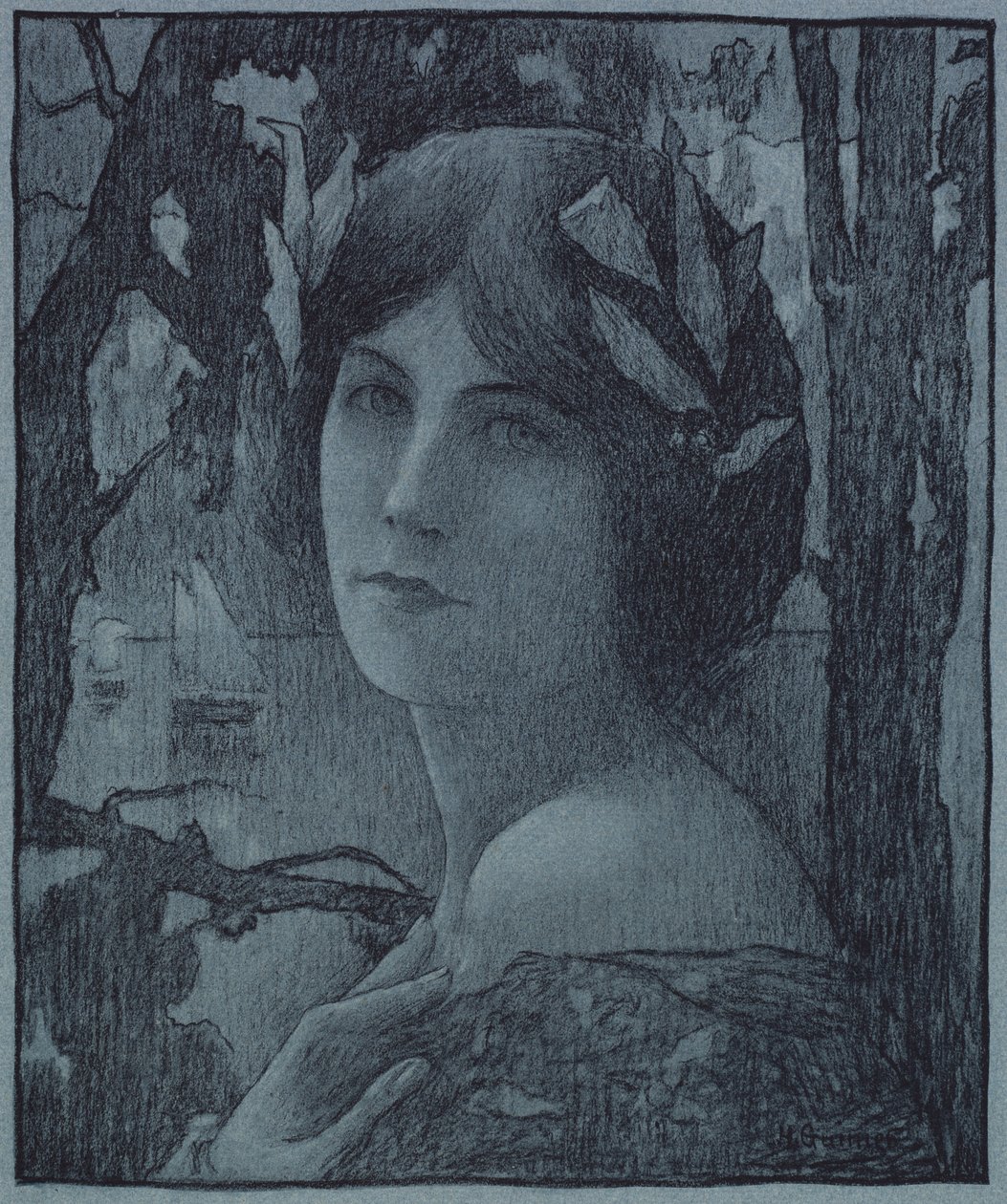 Szelíd éjszaka Gyengéd éjszaka, 1899. alkotó: Henri Jules Guinier